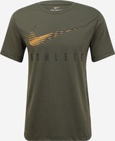 Nike Peformance Dry Tee Heren Sportshirt - Cargo Khaki - Maat XXL