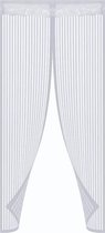 O'DADDY vliegengordijn deur magnetisch - 92x230 cm - wit