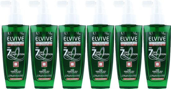 Loreal Paris Elvive Phytoclear Lotion Capillaire Anti-Pelliculaire - 6 x  100 ml -... | bol