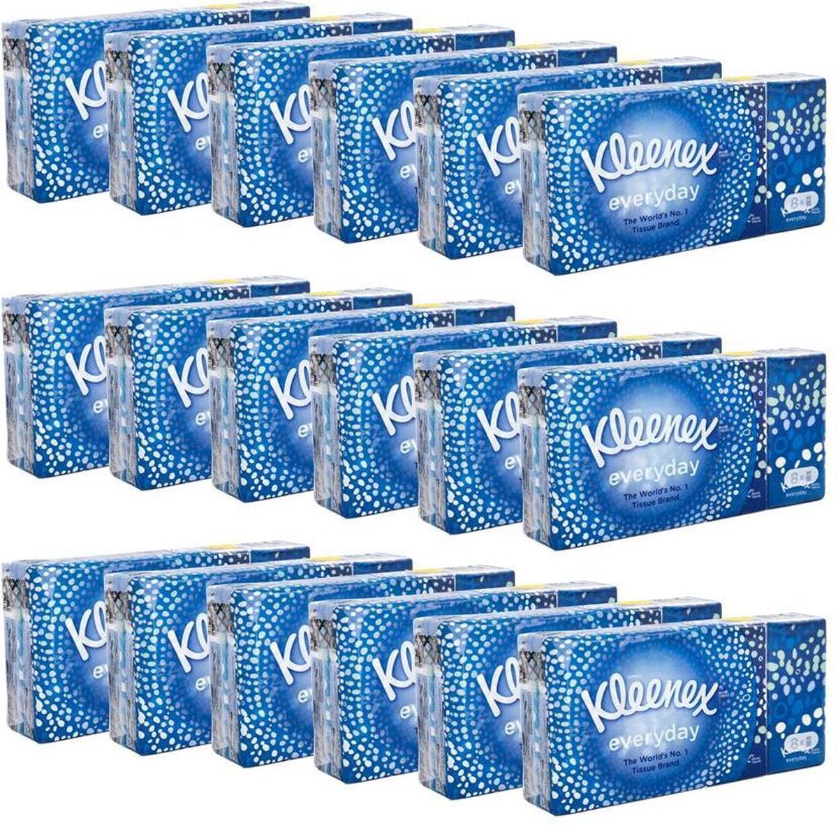 Goedkoopste Kleenex Zakdoekjes 8st 18x - Pocket Sized pakketjes - Voordeelverpakking