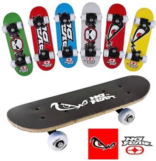 opraken stijfheid huren No Fear Mini Skateboard Jongens - 43 x 13 cm - Hout | bol.com