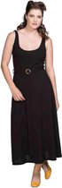 Dancing Days Flare jurk -L- LOUISE DRESS Zwart