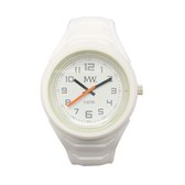 MW Time Horloge Silicone White