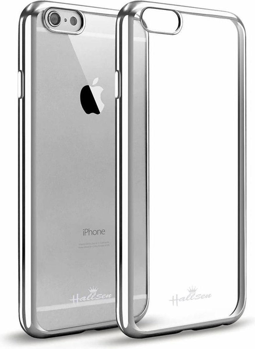 iPhone 6 / 6S 4,7 Transparant Ou Case / Scratch Proof TPU Case Cover Hoesje Met Frame Zliver