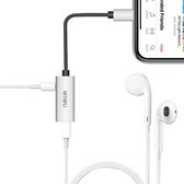 LT02 Lightning To Dual Lightning Adapter voor Apple (Compatible iOS 11) - Grijs