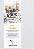 Clairefontaine Comic Book – Formaat 10,5 x 14,8 cm – Dik, super glad papier