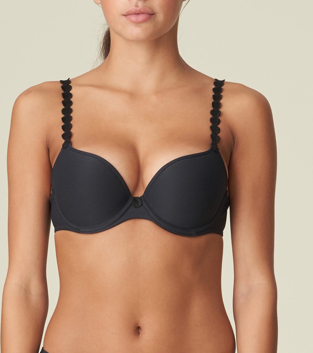 Marie Jo Tom Push Up Bh 0220827 Charbon - maat EU 80A / FR Zwart