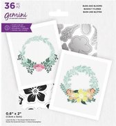 Gemini - Clearstamp&snijmal set - Buds and Blooms