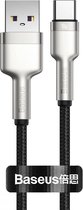 Baseus Cafule Metal USB-C kabel - 25cm - Zwart