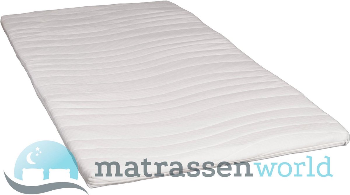 Nessa® Traagschuim Nasa Visco Topdekmatras 140x200 c.a 6 cm Wit
