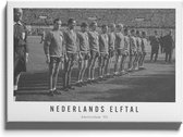 Walljar - Nederlands elftal '65 - Zwart wit poster