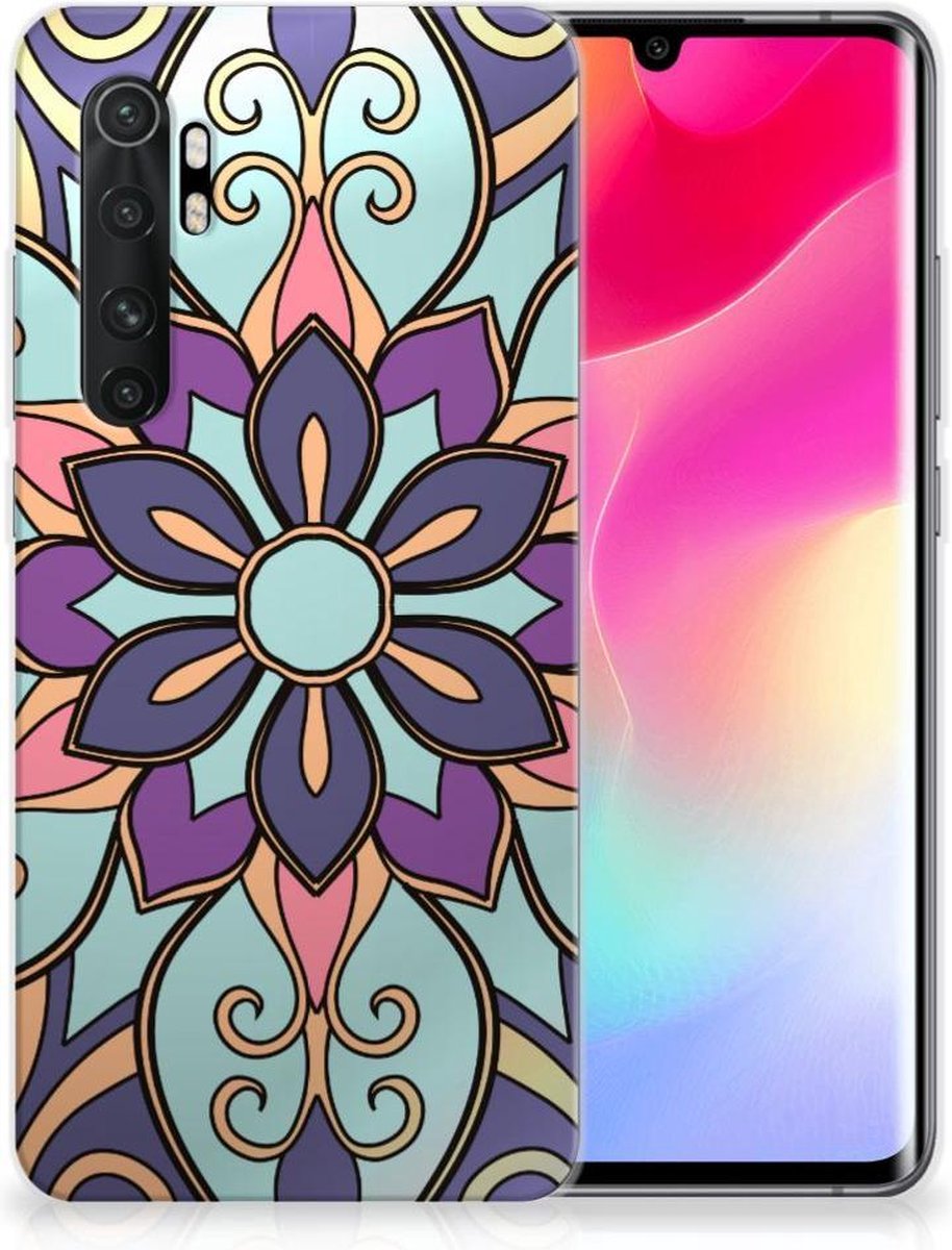 Xiaomi Mi Note 10 Lite TPU Case Purple Flower
