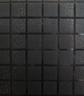 1x Lineafix Cube Grey - Raamfolie statisch (zonder lijm) - 92 x 150cm -Zelfklevend - 99% UV bescherming - Herbruikbaar - Isolerend - Zonwerend