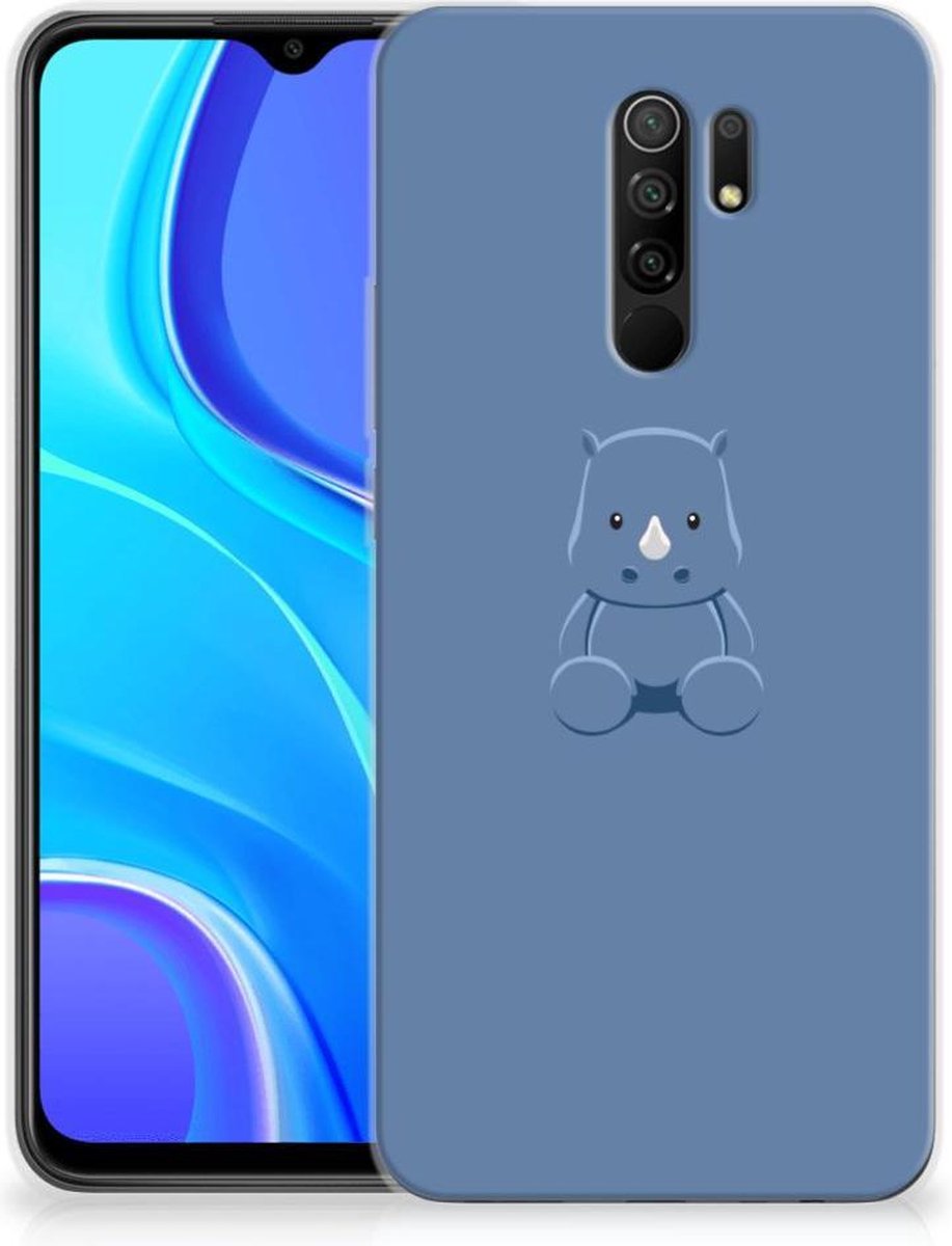 Xiaomi Redmi 9 Telefoonhoesje met Naam Baby Rhino