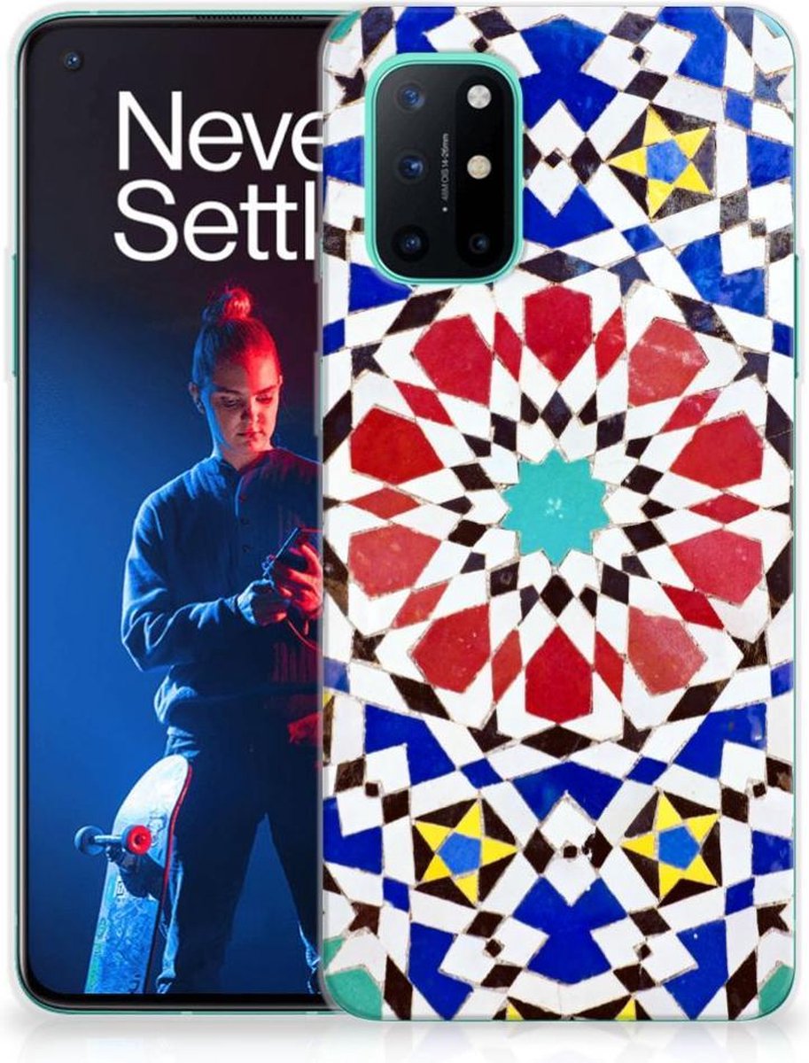OnePlus 8T TPU Siliconen Hoesje Mozaïek