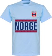Noorwegen Team T-Shirt - Lichtblauw - L