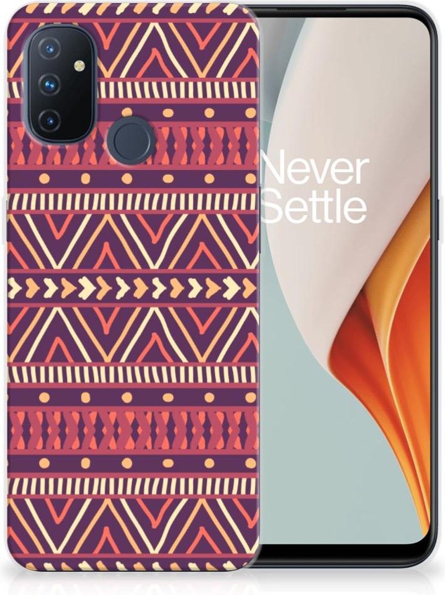 OnePlus Nord N100 TPU bumper Aztec Paars