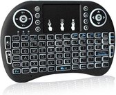 WAEYZ - Mini Air Mouse 92-toetsen 2.4G draadloos backlight toetsenbord met Touchpad - Geschikt voor Android TV Box & Google TV Box & PC Tablet & Xbox360 & PS3 & HTPC/IPTV