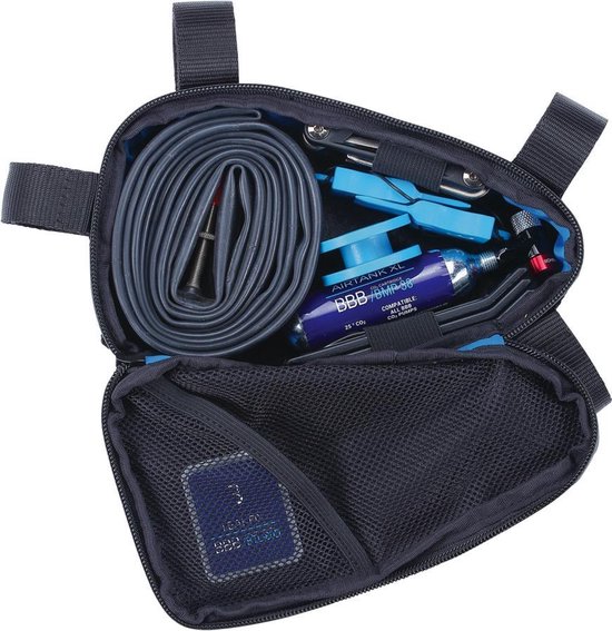 BBB Cycling CornerCaddy Frametas Fiets - Racefiets Tas - Met Velcro Straps - Zwart - Inhoud 1.4 Liter - BSB-144 van BBB Cycling — afbeelding 5