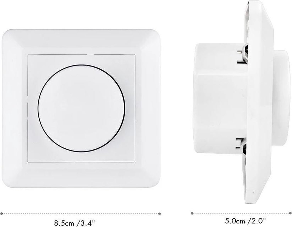 LED dimmer universeel 5200watt 220 / 240volt Inbouw