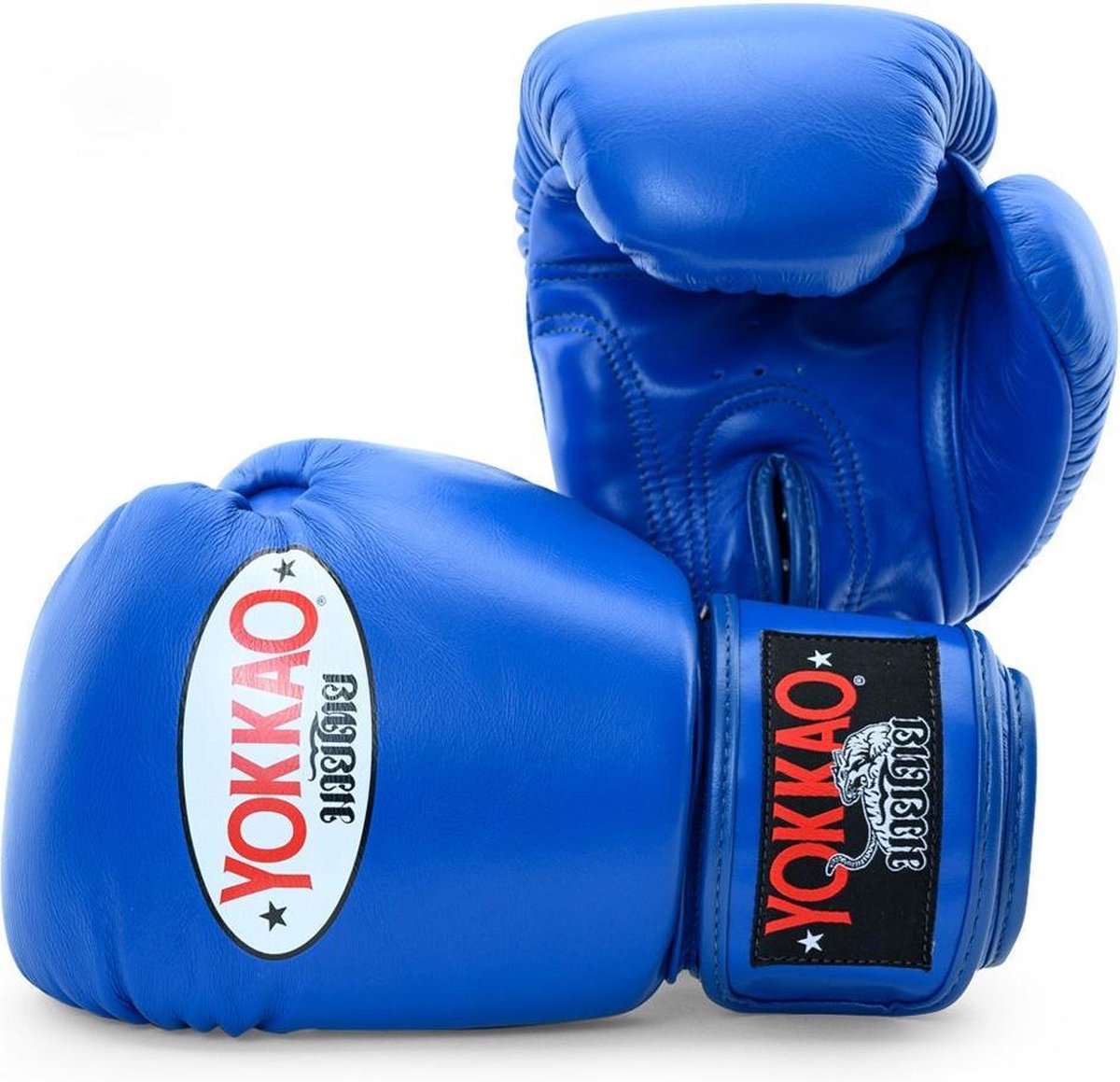 Yokkao Matrix Bokshandschoenen - Leer - Blauw - 16 oz