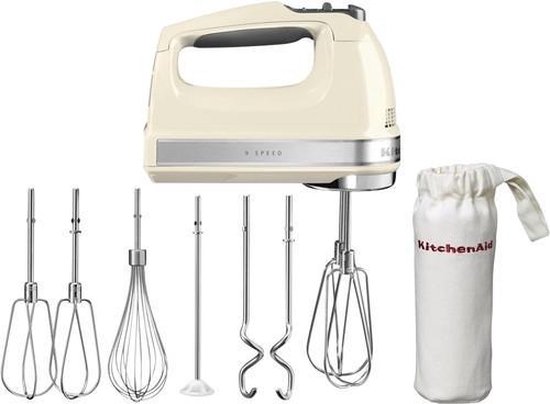 KitchenAid handmixer 5KHM9212EAC Amandelwit van KitchenAid — afbeelding 4