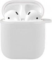 AirPods 2 Hoesje - AirPods 2 Cover - AirPods 2 Case - AirPods 2 Softcase - AirPods 2 Bescherming - AirPods Case - Siliconen - Geschikt voor AirPods 2 - Wit