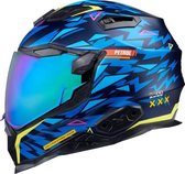 Nexx X.Wst2 Rockcity Blue Neon Matt Full Face Helmet 2XL