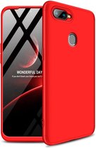 360 full body case Geschikt voor Oppo AX7 - rood
