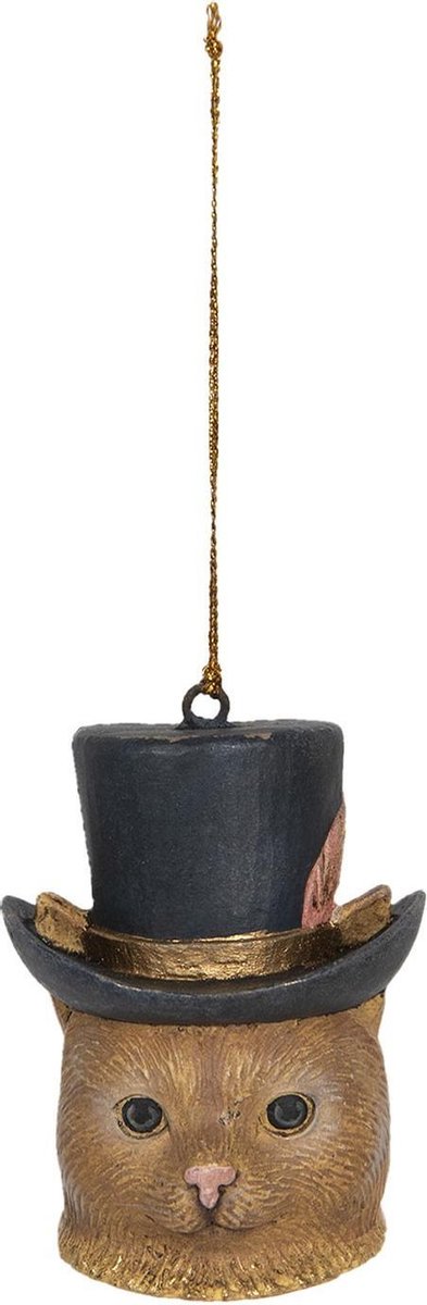 Clayre & Eef Hanger 8 cm Bruin Kunststof