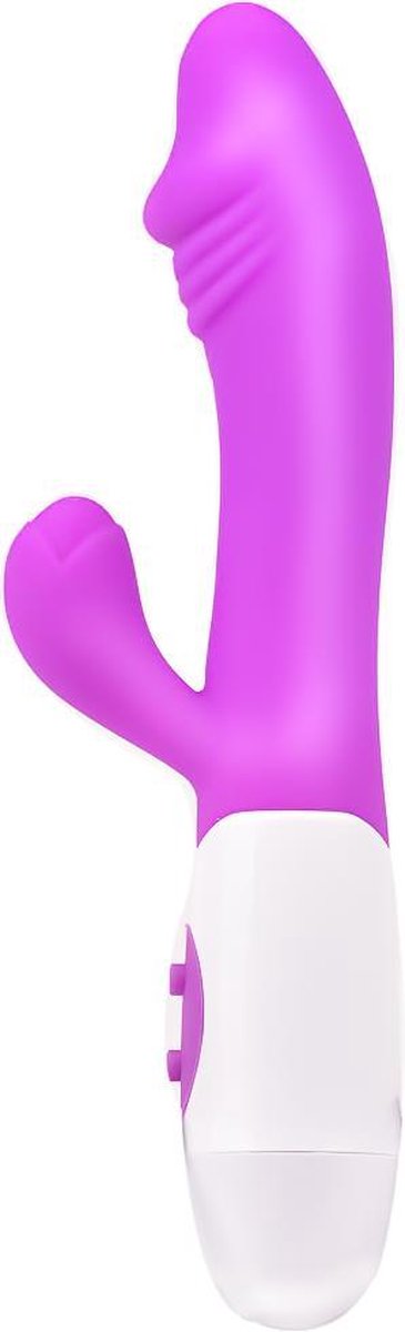 Realistische Rabbit Vibrator Paars Clitoris Vagina En G Spot Vibrator Vrouwen 