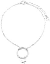 Armband Dames - Ring met Ster - 925 Sterling Zilver - Lengte Verstelbaar 16-19 cm