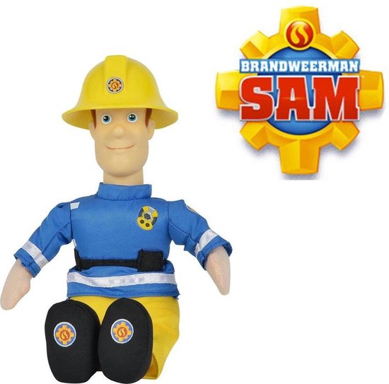Brandweerman Sam knuffel pop - 25 cm - Speelgoed topper | bol.com