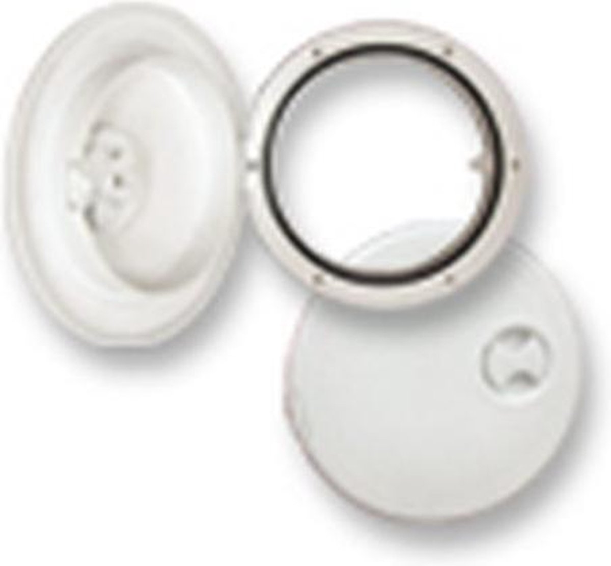 Inspectiedeksel-mangatdeksel 280mm Wit