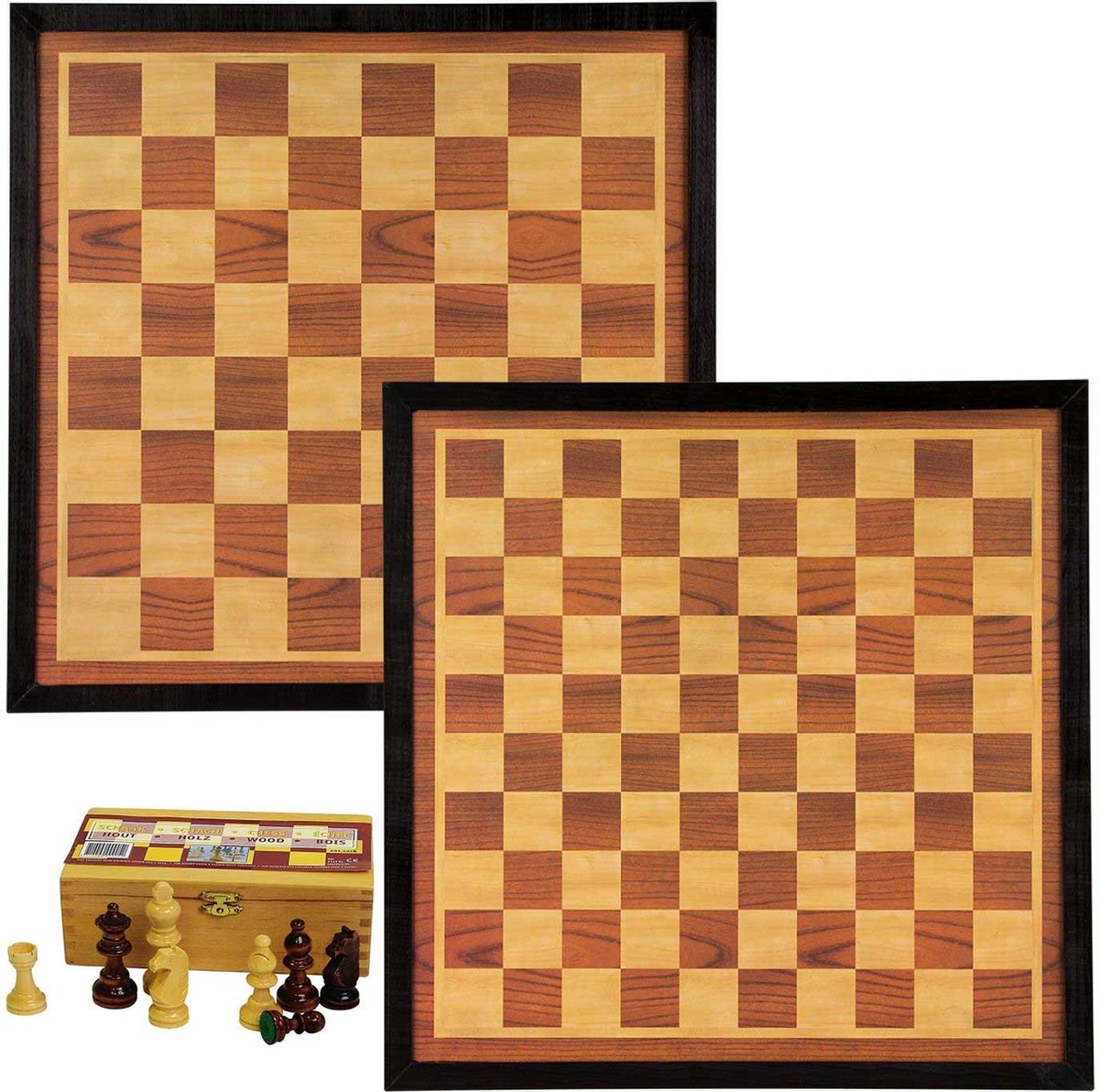 Luxe schaakbord / inclusief schaaksstenen | |