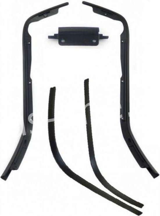 SIERLIJST SET PASSEND OP VESPA SPRINT/PRIMAVERA - MAT ZWART 5-DELIG |  bol.com