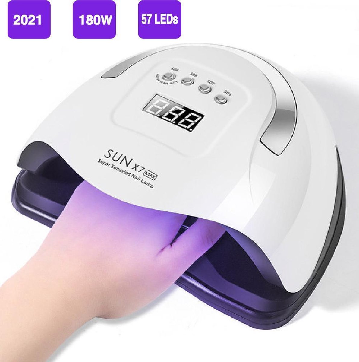 Nageldroger SUN X7 Max UV LED lamp nagels 57 LED