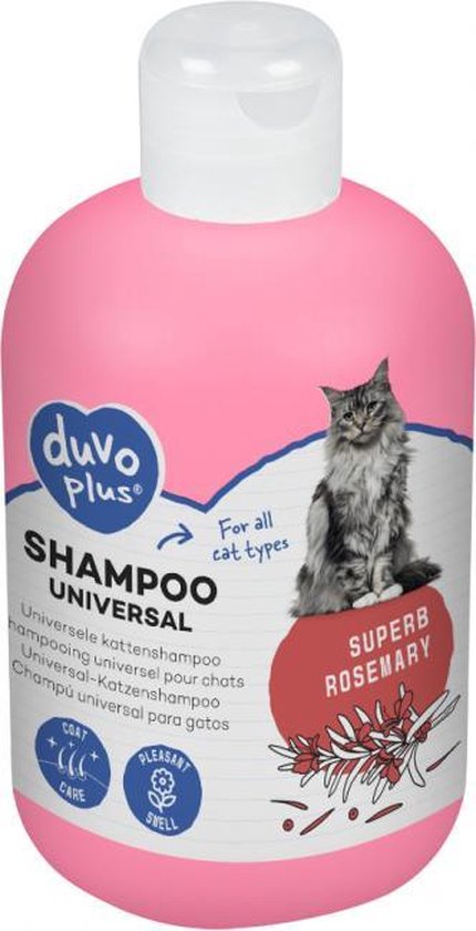 Bewijs Geslagen vrachtwagen opblijven Katten shampoo rozemarijn geur 250ml | bol.com