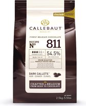 Callebaut Chocolade callets puur - Pak 2,5 kilo
