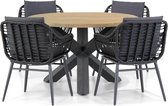 Coco Leonardo/Rockville 120 cm dining tuinset 5-delig