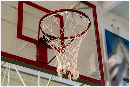 Poster – Basketball Net - 90x60cm Foto op Posterpapier