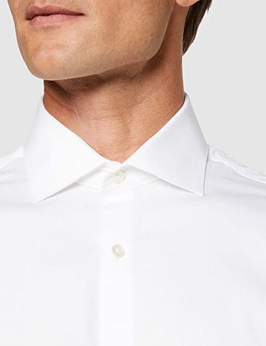 JACK & JONES Premium Shirt Heren overhemd (2-Pack) 100% Katoen - 2  overhemden Wit Maat L - | bol