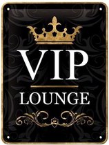 Wandbord - VIP Lounge Very Important People - Relief uitgevoerd
