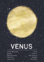 Planeet Poster - Venus - Wandposter 60 x 40 cm