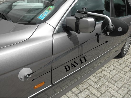 DAVIT anti-terugklap spanband voor caravanspiegels
