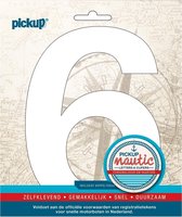 Pickup Nautic plakcijfer 150mm wit 6