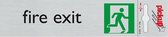 Pickup Route Alulook 165x44 mm - Fire exit