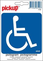 Pickup Pictogram 10x10 cm - Toegankelijk voor rolstoel
