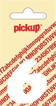 Pickup plakcijfer CooperBlack 40 mm - wit 6