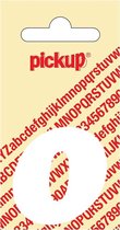 Pickup plakcijfer CooperBlack 40 mm - wit 0